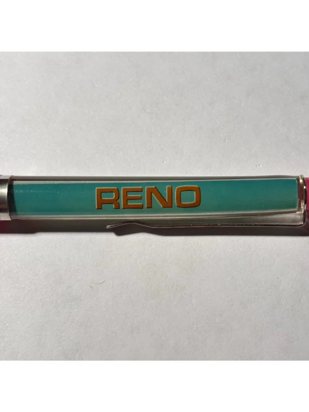Reno Nevada Floaty Pen Vintage Souvenir Promo